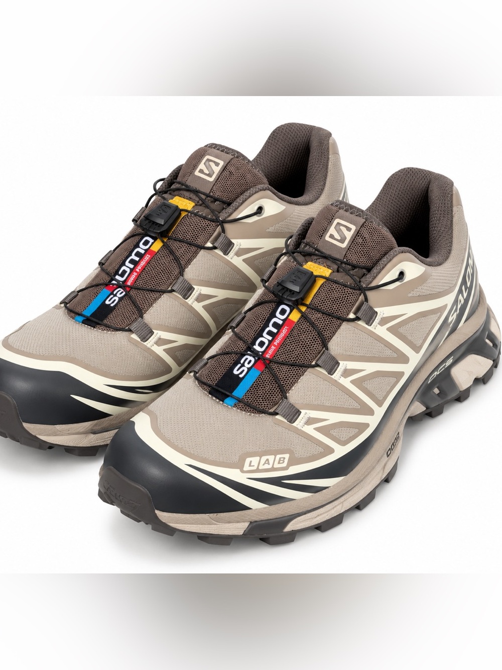 Salomon S/LAB XT6  Trail Shoes - Tan with brown Mens 8 women’s 9